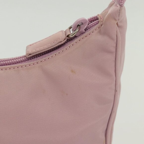PRADA Accessory Pouch Nylon Pink Silver Auth - Picture 10 of 15
